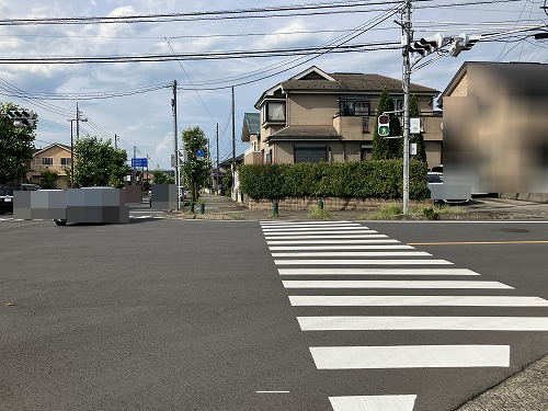 接道並びに本物件
