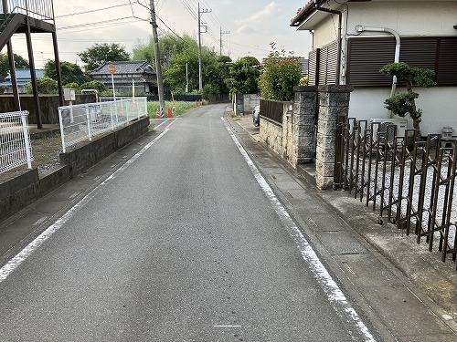 接道並びに本物件