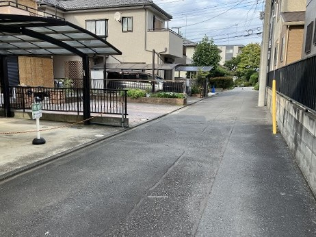 接道並びに本物件