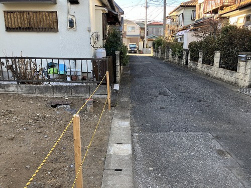 前面道路含む現地写真