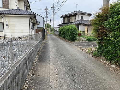前面道路含む現地写真