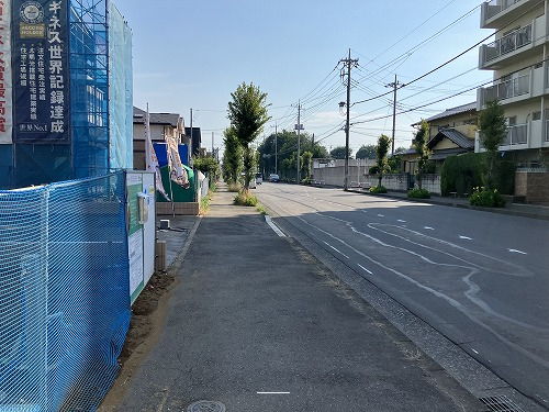 前面道路含む現地写真