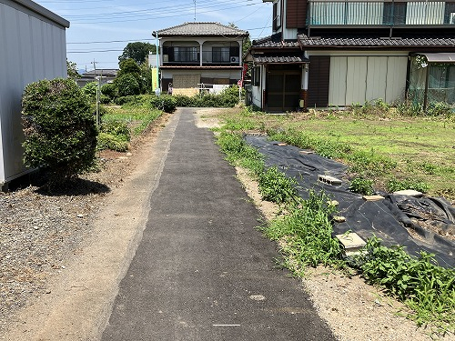 接道並びに本物件