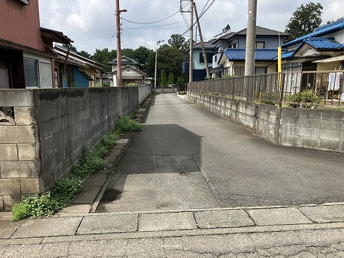 北側私道（持分なし）