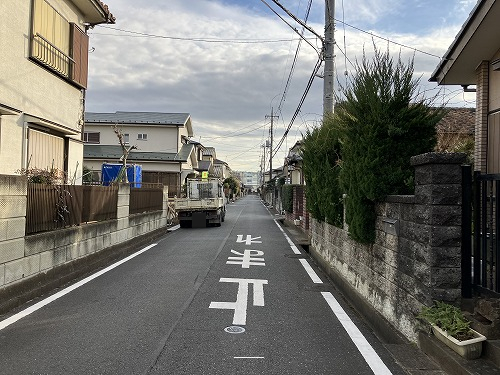 接道並びに本物件