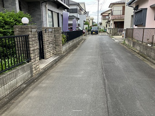 接道並びに本物件