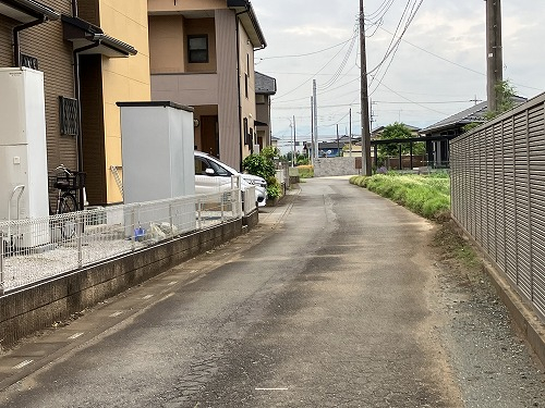 前面道路含む現地写真