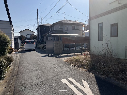 接道並びに本物件