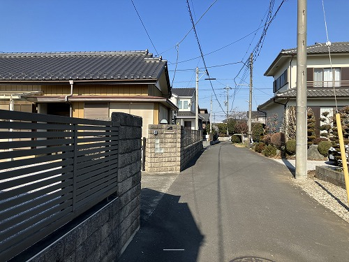 接道並びに本物件