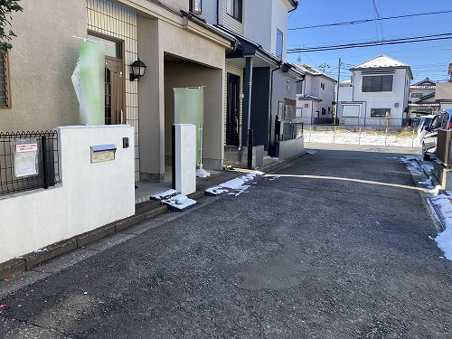 接道並びに本物件