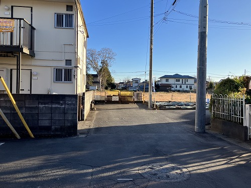 前面道路含む現地写真