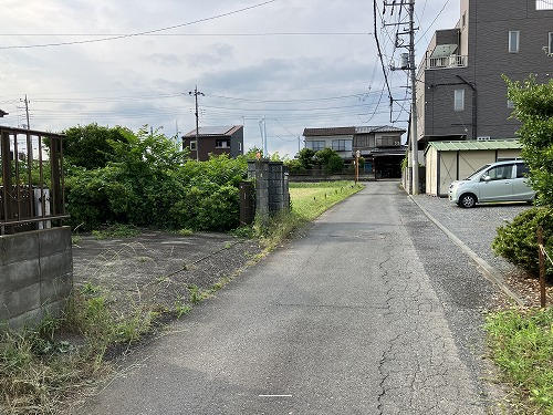 接道並びに本物件