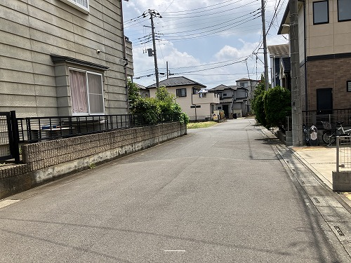 接道並びに本物件