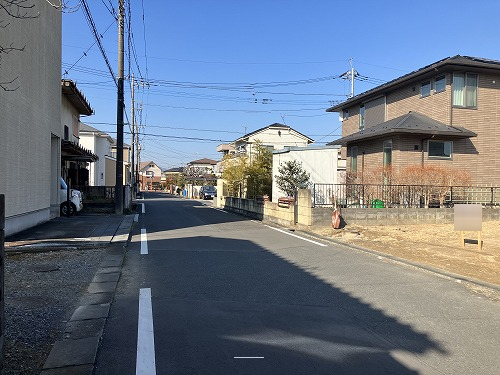 前面道路含む現地写真