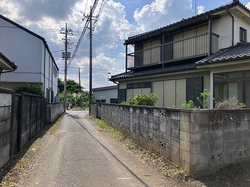 接道並びに本物件