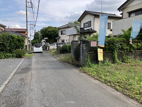 接道並びに本物件