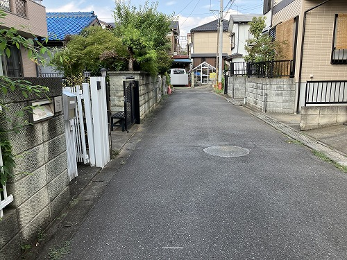 接道並びに本物件